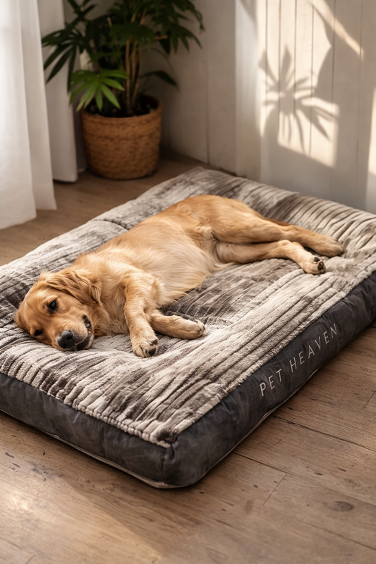 Kuscheliges Cord Hundebett